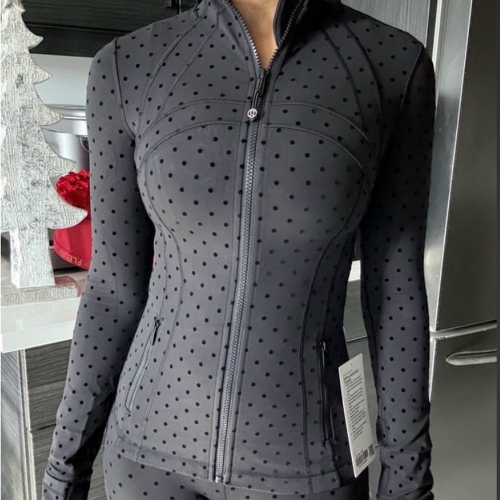 lululemon Women's Black Polka Dot Jacket